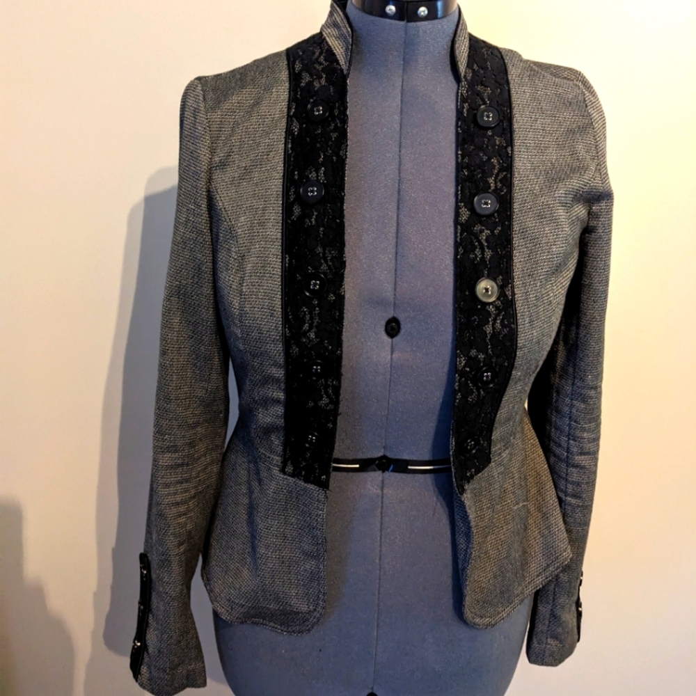 Gray Blazer, Size Med.